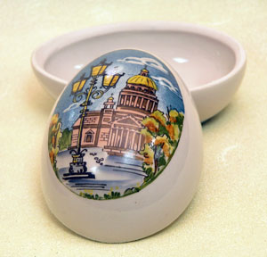 Buy Vintage Porcelain Egg Boxes - Set of 3 at GoldenCockerel.com