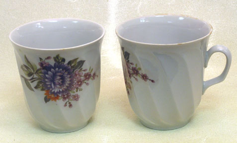 Buy Vintage Russian Coffee Cups - Set of 2 at GoldenCockerel.com