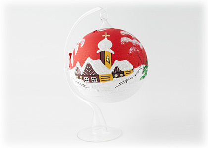 Buy Czech Winter Glow Globe  at GoldenCockerel.com