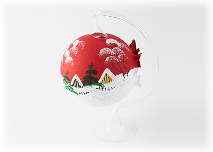 Buy Czech Winter Glow Globe  at GoldenCockerel.com
