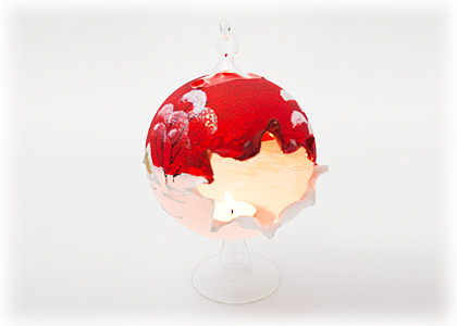 Buy Czech Winter Glow Globe  at GoldenCockerel.com