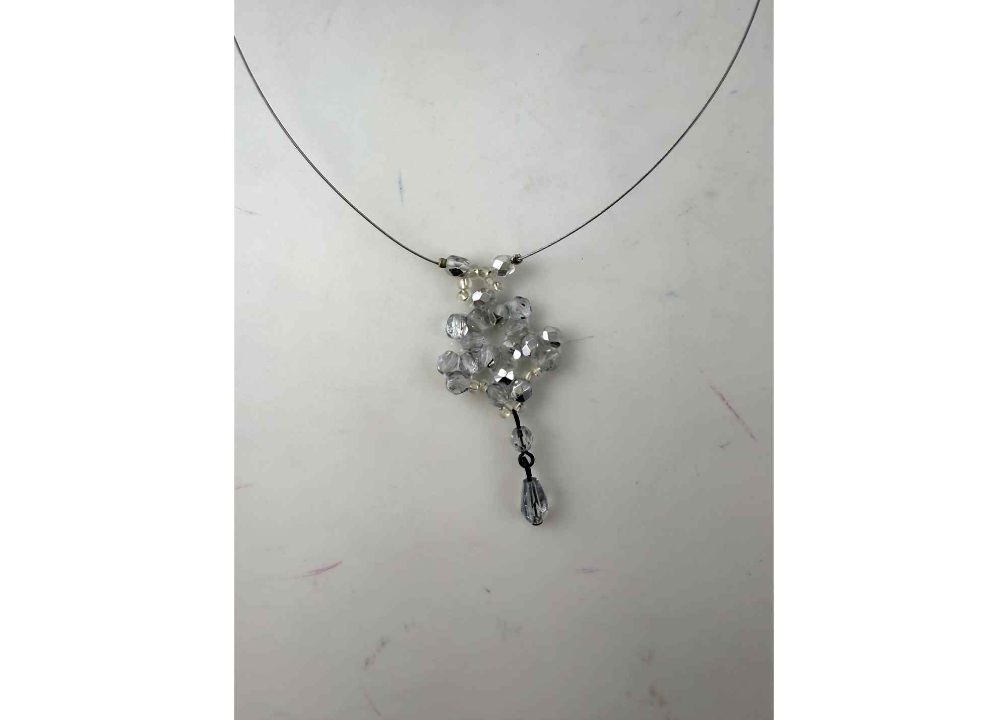 Buy Crystal Beaded "Ivanna" Necklace at GoldenCockerel.com