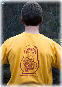 Buy Large Nesting Doll T-Shirt at GoldenCockerel.com